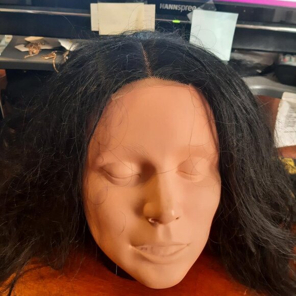 NEW ! Long Hair 27 inch Curly Wig Black main image 6